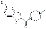 1-[(5-CHLORO-1H-INDOL-2-YL)CARBONYL]-4-METHYL-PIPERAZINE Structure