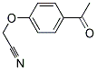 (4-ACETYL-PHENOXY)-ACETONITRILE Struktur