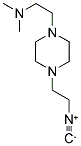 1-(2-ISOCYANO-ETHYL)-4-(2-DIMETHYLAMINOETHYL)-PIPERAZINE Struktur