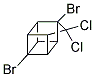 1,4-DIBROMO-9,9-DICHLOROPENTACYCLO[4.3.0.0(2,5).0(3,8).0(4,7)]NONANE Struktur