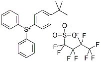 DIPHENYL(4-T-BUTYL)SULPHONIUM NONAFLATE Struktur