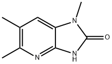 2-HYDROXY-1,5,6-TRIMETHYLIMIDAZO [4,5-B] PYRIDINE Struktur