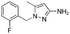 1-(2-FLUORO-BENZYL)-5-METHYL-1 H-PYRAZOL-3-YLAMINE Struktur