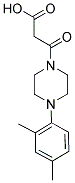 3-[4-(2,4-DIMETHYLPHENYL)PIPERAZIN-1-YL]-3-OXOPROPANOIC ACID Struktur