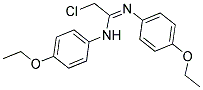 2-CHLORO-N,N'-BIS-(4-ETHOXY-PHENYL)-ACETAMIDINE Struktur