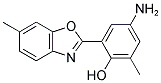 4-AMINO-2-METHYL-6-(6-METHYL-1,3-BENZOXAZOL-2-YL)PHENOL Struktur