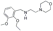 N-(2-ETHOXY-3-METHOXYBENZYL)-2-MORPHOLIN-4-YLETHANAMINE Struktur