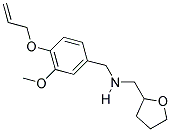 1-[4-(ALLYLOXY)-3-METHOXYPHENYL]-N-(TETRAHYDROFURAN-2-YLMETHYL)METHANAMINE Struktur