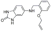 5-((2-(ALLYLOXY)BENZYL)AMINO)-1,3-DIHYDRO-2H-BENZIMIDAZOL-2-ONE Struktur