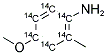 4-METHOXY-2-METHYL ANILINE, [RING-14C(U)] Struktur