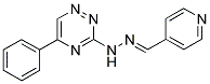 ISONICOTINALDEHYDE (5-PHENYL-1,2,4-TRIAZIN-3-YL)HYDRAZONE Struktur