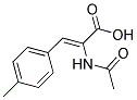 (2Z)-2-(ACETYLAMINO)-3-(4-METHYLPHENYL)ACRYLIC ACID Struktur