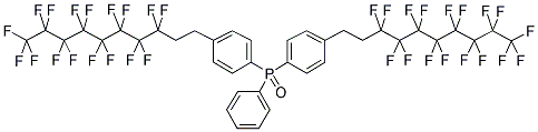 BIS[4-(1H,1H,2H,2H-PERFLUORODECYL)PHENYL]PHENYLPHOSPHINE OXIDE Struktur