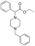 ETHYL 2-(4-BENZYLPIPERAZINO)-2-PHENYLACETATE Struktur