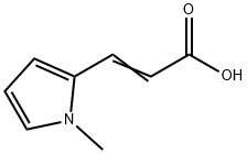 (2E)-3-(1-METHYL-1H-PYRROL-2-YL)ACRYLIC ACID Struktur