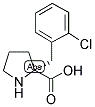 ALPHA-(2-CHLOROBENZYL)-(R)-PROLINE Struktur