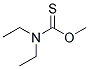 METHYL DIETHYLTHIOCARBAMATE Struktur