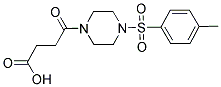 4-(4-[(4-METHYLPHENYL)SULFONYL]PIPERAZIN-1-YL)-4-OXOBUTANOIC ACID Struktur