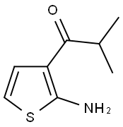 1-(2-AMINO-THIOPHEN-3-YL)-2-METHYL-PROPAN-1-ONE Struktur