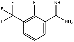 2-FLUORO-3-TRIFLUOROMETHYL-BENZAMIDINE Struktur