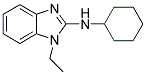 N-CYCLOHEXYL-1-ETHYL-1H-BENZIMIDAZOL-2-AMINE Struktur