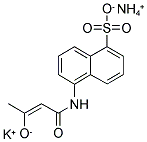 5-ACETOACETAMIDONAPTHALENE-1-SULFONIC ACID AMMONIUM POTASSIUM SALT Struktur