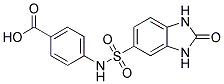 4-(2-OXO-2,3-DIHYDRO-1H-BENZOIMIDAZOLE-5-SULFONYLAMINO)-BENZOIC ACID Struktur