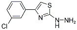 [4-(3-CHLORO-PHENYL)-THIAZOL-2-YL]-HYDRAZINE Struktur