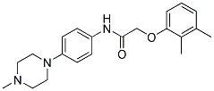 2-(2,3-DIMETHYLPHENOXY)-N-(4-(4-METHYLPIPERAZIN-1-YL)PHENYL)ACETAMIDE Struktur