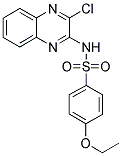 N-(3-CHLOROQUINOXALIN-2-YL)-4-ETHOXYBENZENESULFONAMIDE Struktur