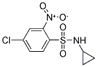 ((4-CHLORO-2-NITROPHENYL)SULFONYL)CYCLOPROPYLAMINE Struktur