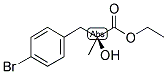 ETHYL (S)-2-HYDROXY-2-METHYL(4-BROMOBENZENE)PROPANOATE Struktur