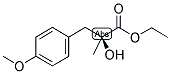 ETHYL (S)-2-HYDROXY-2-METHYL(4-METHOXYBENZENE)PROPANOATE Struktur