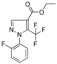 ETHYL 5-(TRIFLUOROMETHYL)-1-(2-FLUOROPHENYL)-1H-PYRAZOLE-4-CARBOXYLATE Struktur