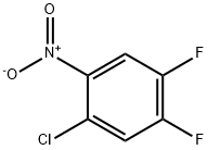 2-CHLORO-4,5-DIFLUORONITROBENZENE Struktur