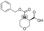 4-CBZ-3(R)-MORPHOLINECARBOXYLIC ACID Struktur