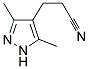 3,5-DIMETHYL-4'-(2-CYANOETHYL)-PYRAZOLE Struktur