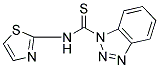 BENZOTRIAZOLE-1-CARBOTHIOIC ACID 2-THIAZOLYLAMIDE Struktur