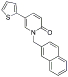 1-(2-NAPHTHYLMETHYL)-5-THIEN-2-YLPYRIDIN-2(1H)-ONE Struktur