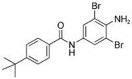 N-(4-AMINO-3,5-DIBROMOPHENYL)-4-TERT-BUTYLBENZAMIDE Struktur