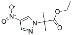 2-METHYL-2-(4-NITRO-PYRAZOL-1-YL)-PROPIONIC ACID ETHYL ESTER Struktur