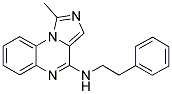 1-METHYL-N-(2-PHENYLETHYL)IMIDAZO[1,5-A]QUINOXALIN-4-AMINE Struktur