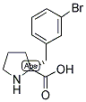 ALPHA-(3-BROMOBENZYL)-(R)-PROLINE Struktur