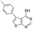 5-(4-METHYLPHENYL)THIENO[2,3-D]PYRIMIDINE-4-THIOL Struktur