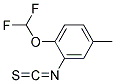 1-DIFLUOROMETHOXY-2-ISOTHIOCYANATO-4-METHYL-BENZENE Struktur