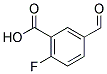 2-FLUORO-5-FORMYLBENZOIC ACID Struktur