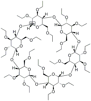 HEXAKIS-(2,6-DI-O-ETHYL)-ALPHA-CYCLODEXTRIN Struktur