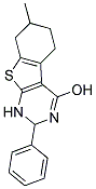 7-METHYL-2-PHENYL-1,2,5,6,7,8-HEXAHYDRO[1]BENZOTHIENO[2,3-D]PYRIMIDIN-4-OL Struktur