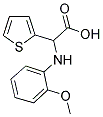 (2-METHOXY-PHENYLAMINO)-THIOPHEN-2-YL-ACETIC ACID Struktur