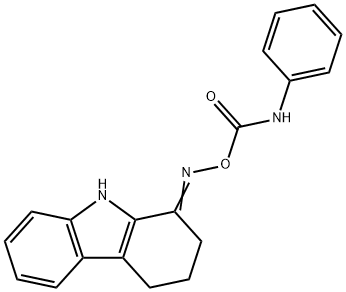 1-([(ANILINOCARBONYL)OXY]IMINO)-2,3,4,9-TETRAHYDRO-1H-CARBAZOLE Struktur